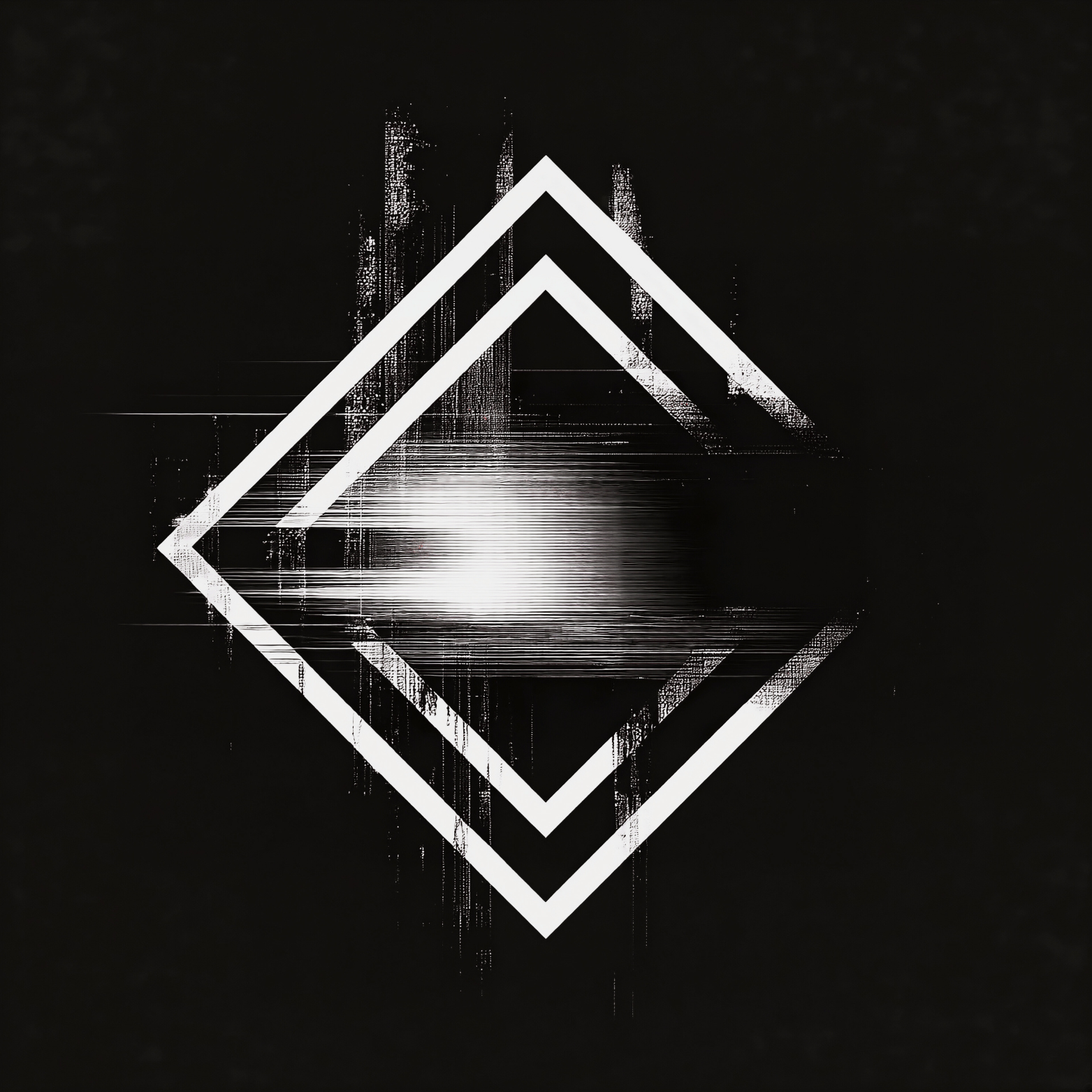 Logo oficial de marca de ropa urbana futurista creada con Inteligencia Artificial