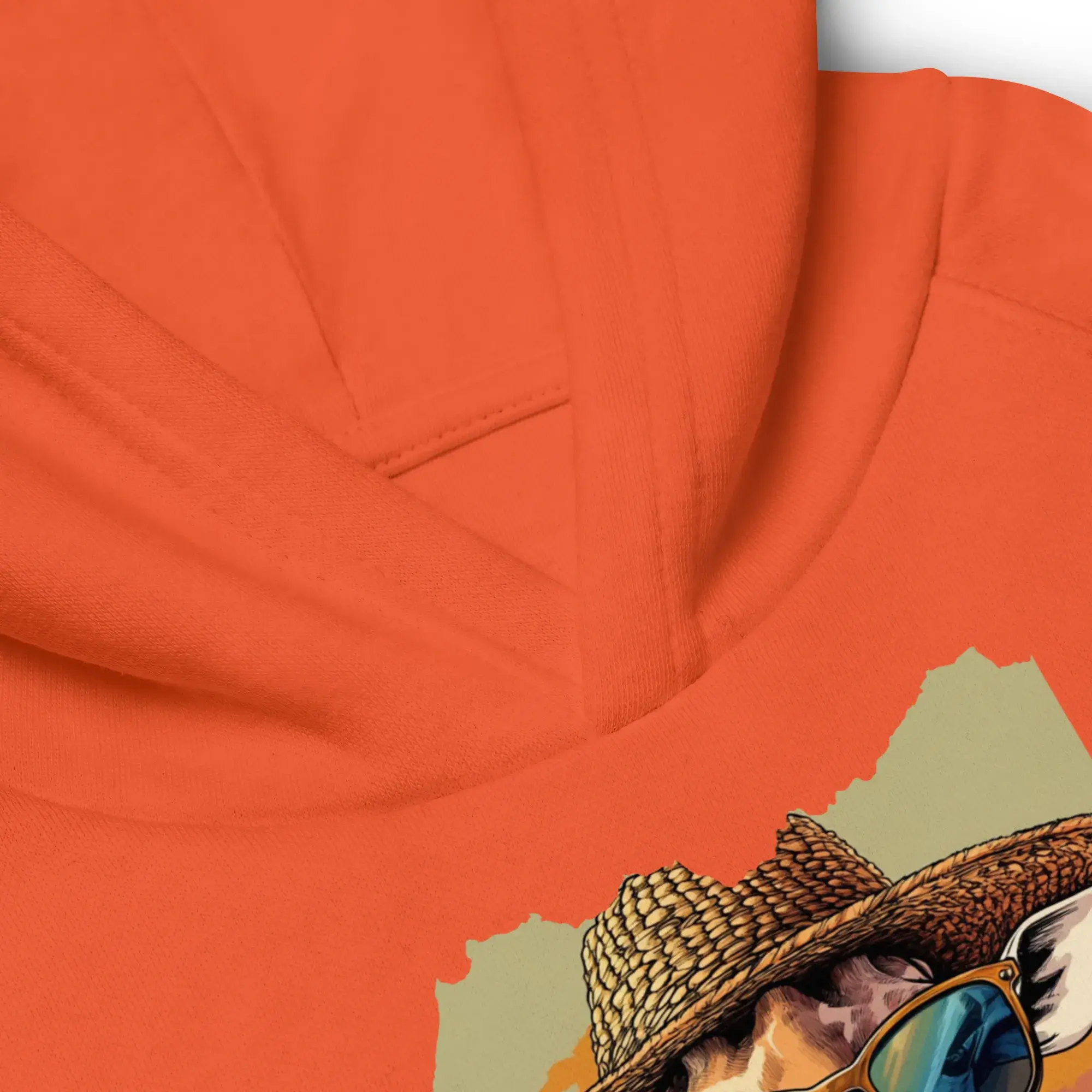 Sudadera infantil orgánica con diseño Jirafa en el Paraíso — color 2