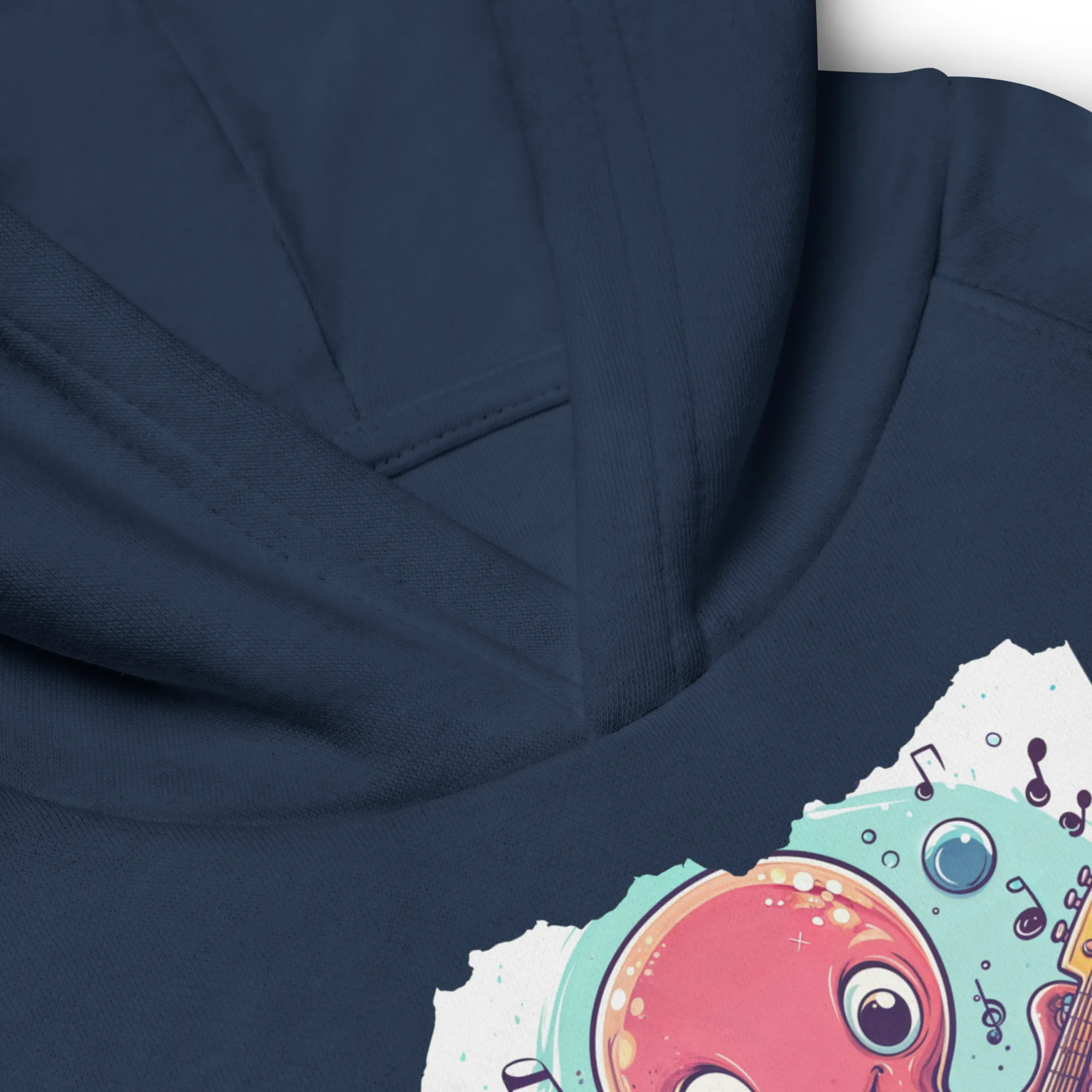 Sudadera infantil orgánica con diseño Pulpo Rockero — color 2