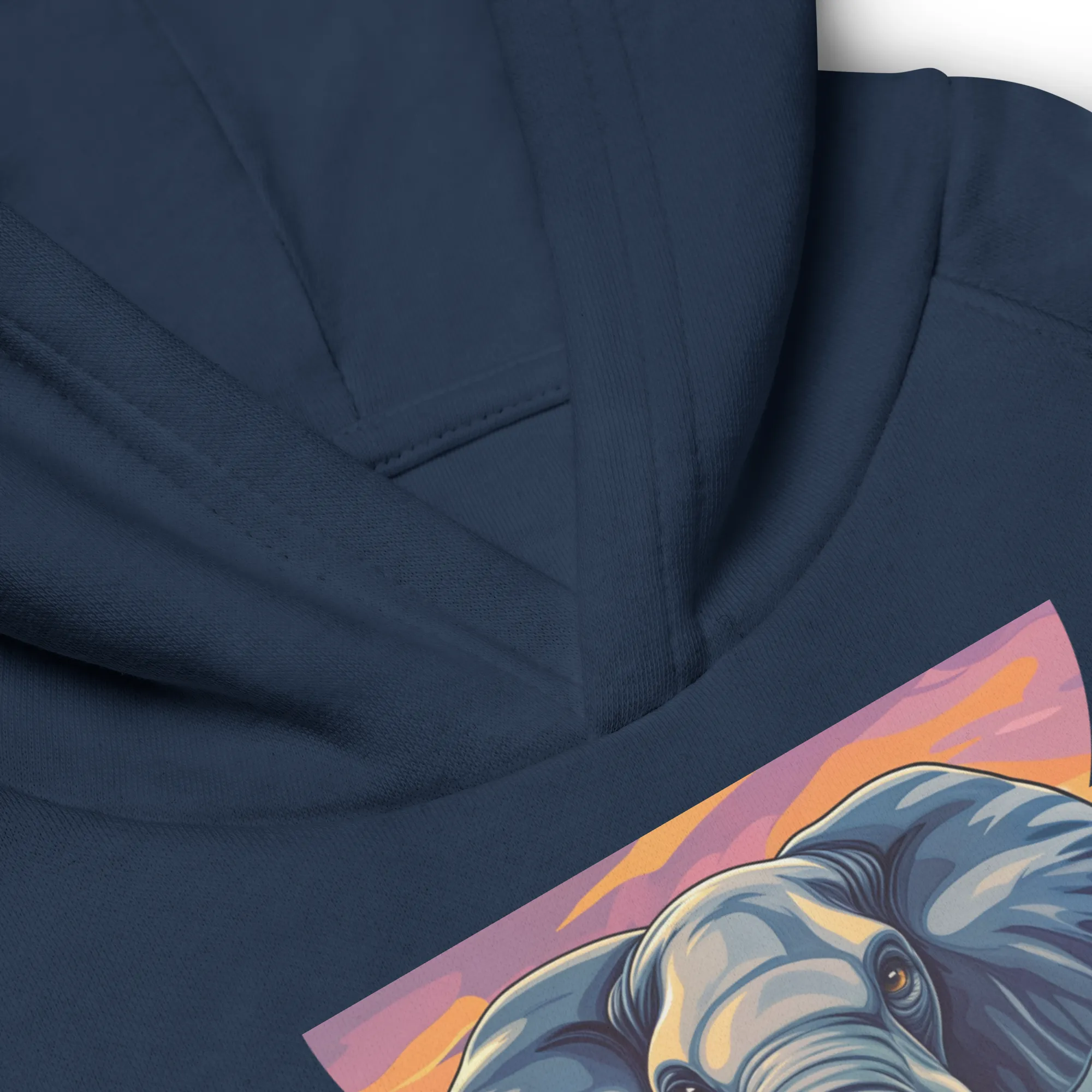 Sudadera infantil orgánica con diseño Pisadas de Historia — color 2