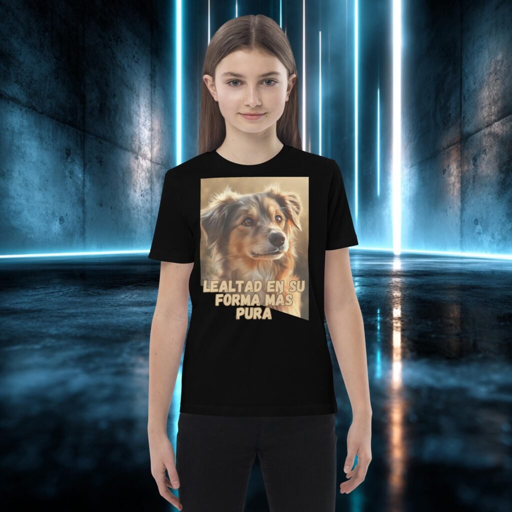 Camiseta infantil orgánica con diseño Lealtad en Estado Puro