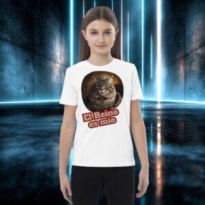 Camiseta infantil orgánica con diseño El Reino Es Mío