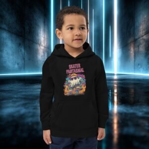 Sudadera infantil orgánica con diseño Skater Fantasmal