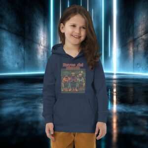 Sudadera infantil orgánica con diseño Reyes del Mando