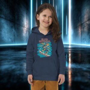 Sudadera infantil orgánica con diseño Elfo Extremo