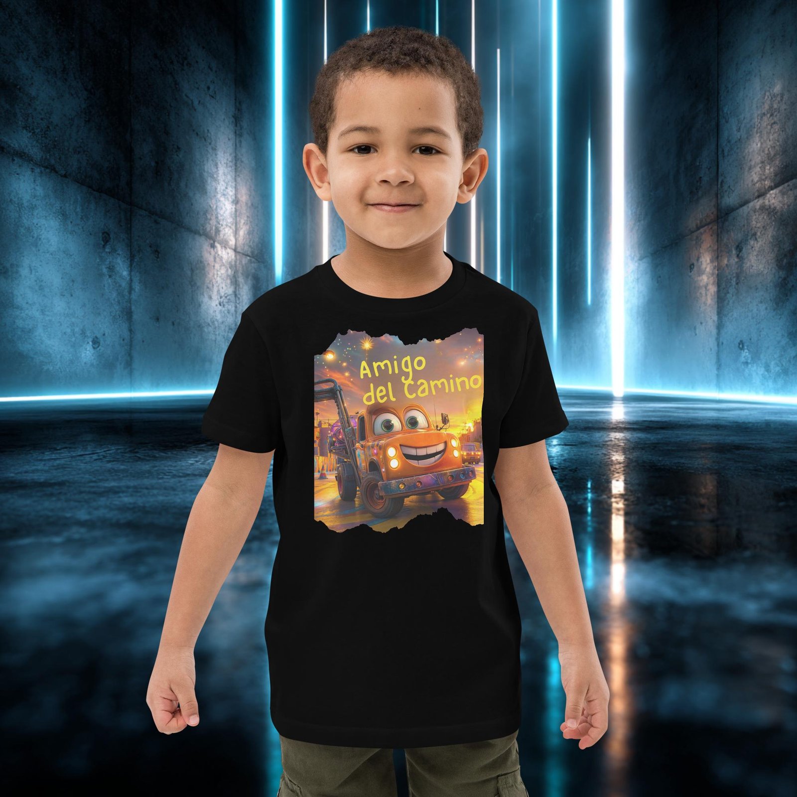 Camiseta infantil orgánica con diseño Amigo del Camino