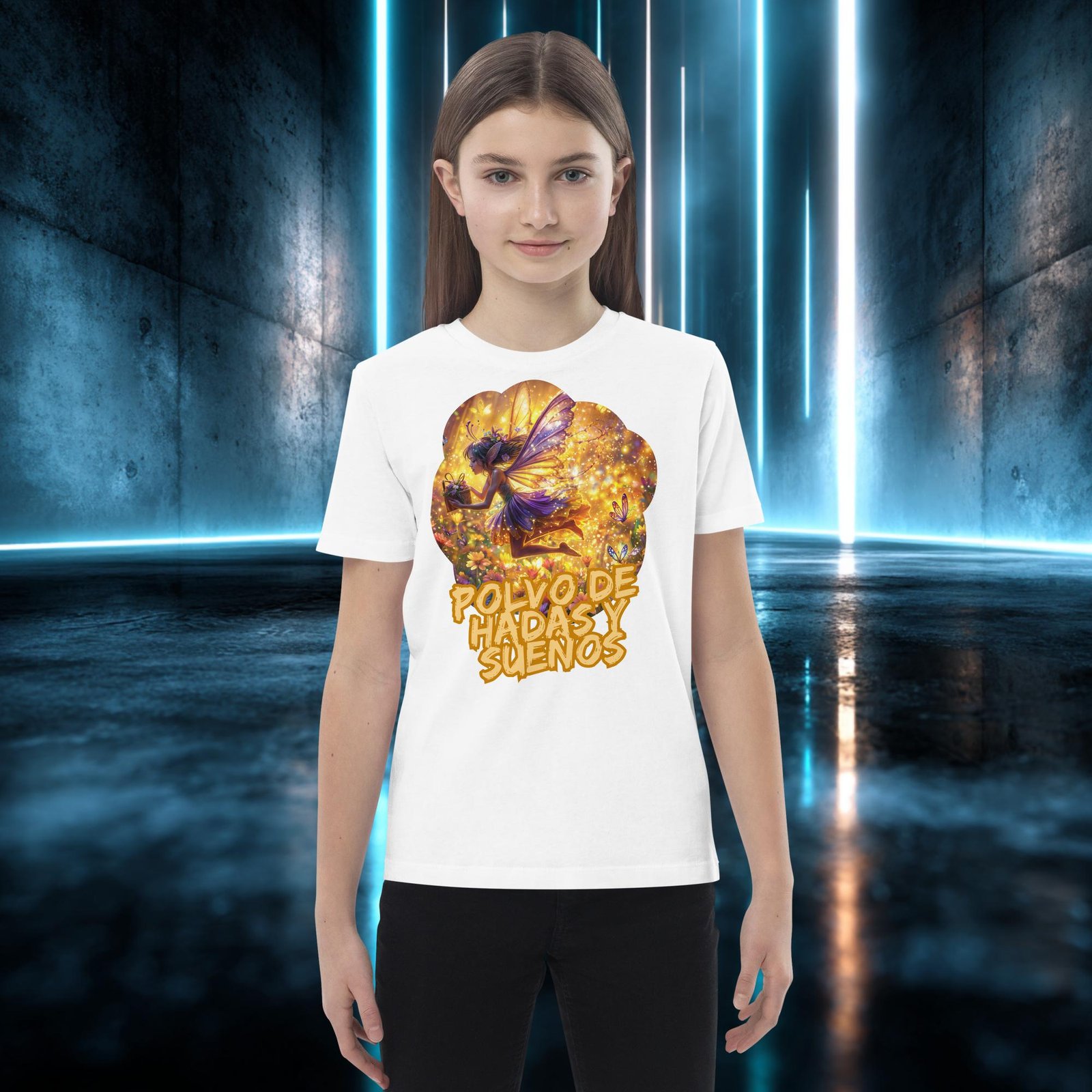 Camiseta infantil orgánica con diseño Polvo de Hadas — color 2