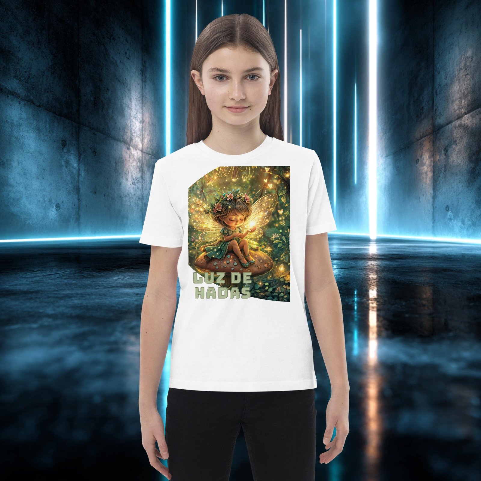 Camiseta infantil orgánica con diseño Luz de Hadas — color 2
