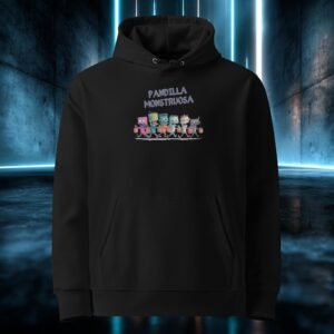 Sudadera orgánica con diseño Pandilla Monstruosa