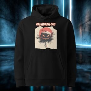 Sudadera orgánica con diseño Calabaza Oni