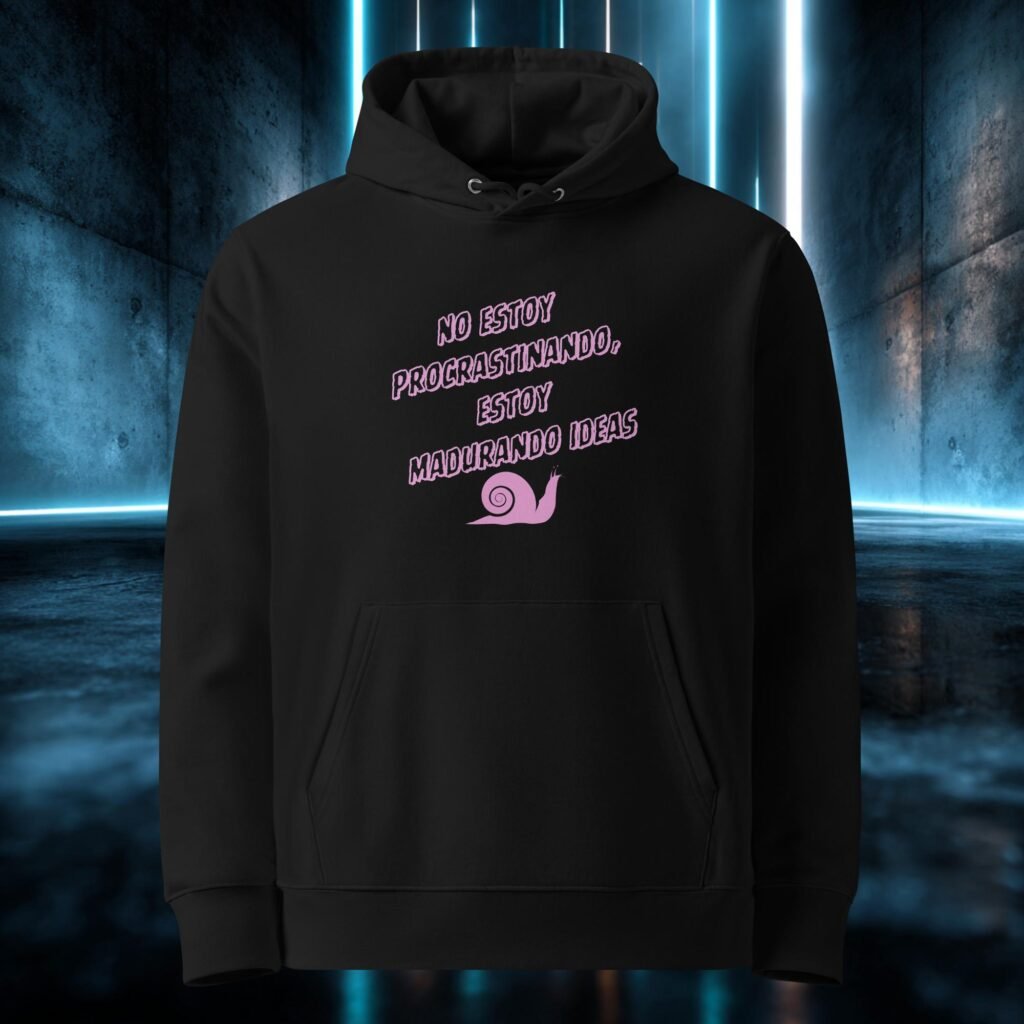 Sudadera orgánica con diseño Madurando Ideas