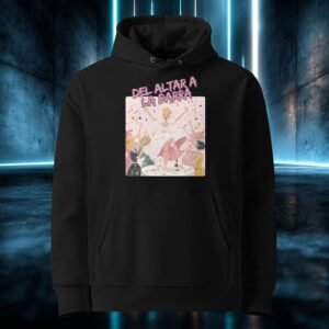 Sudadera orgánica con diseño Del Altar a la Barra