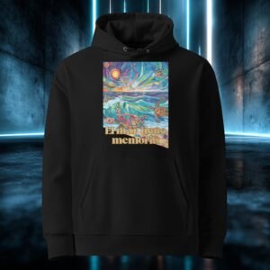 Sudadera orgánica con diseño El Mar Tiene Memoria
