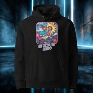 Sudadera orgánica con diseño Un Ciclo, un Latido