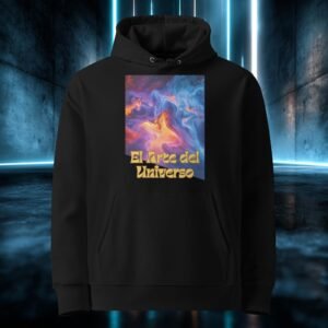 Sudadera orgánica con diseño El Arte del Universo