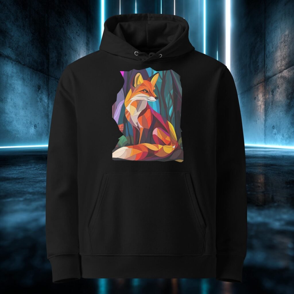 Sudadera orgánica con diseño Zorro de Mil Colores