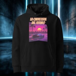 Sudadera orgánica con diseño La Carretera del Futuro