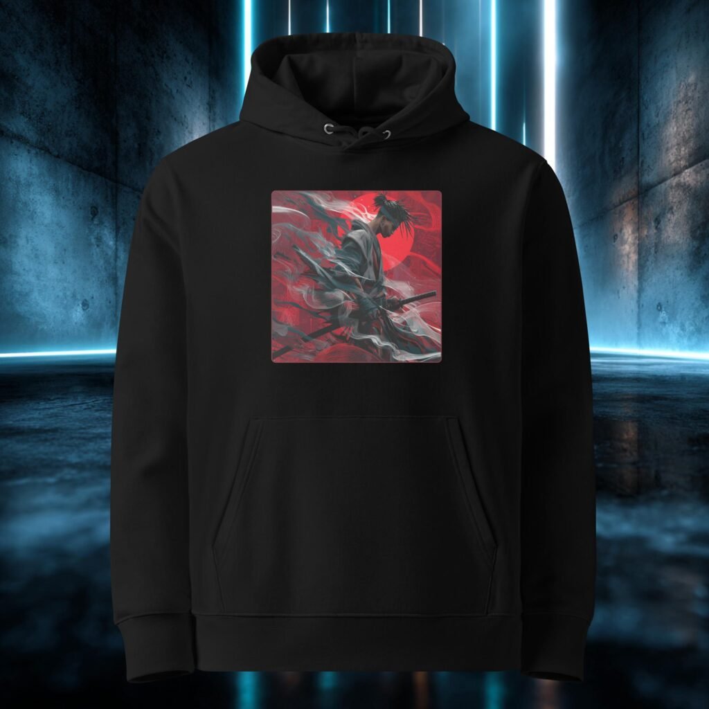 Sudadera orgánica con diseño Filo de Humo