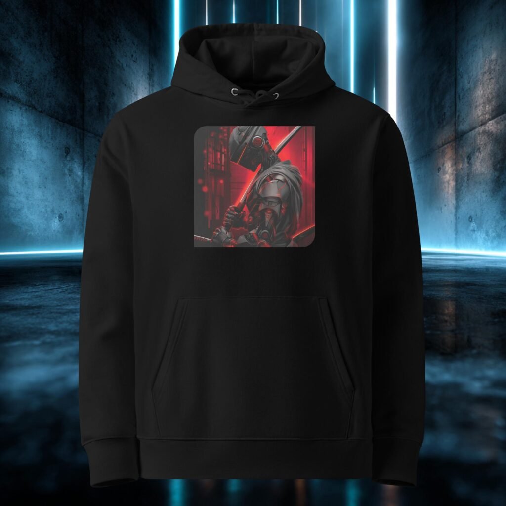Sudadera orgánica con diseño Samurái de Circuitos