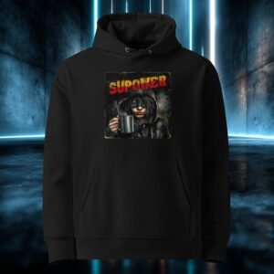 Sudadera orgánica con diseño Supower