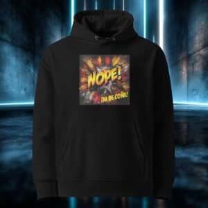 Sudadera orgánica con diseño Ni de Coña