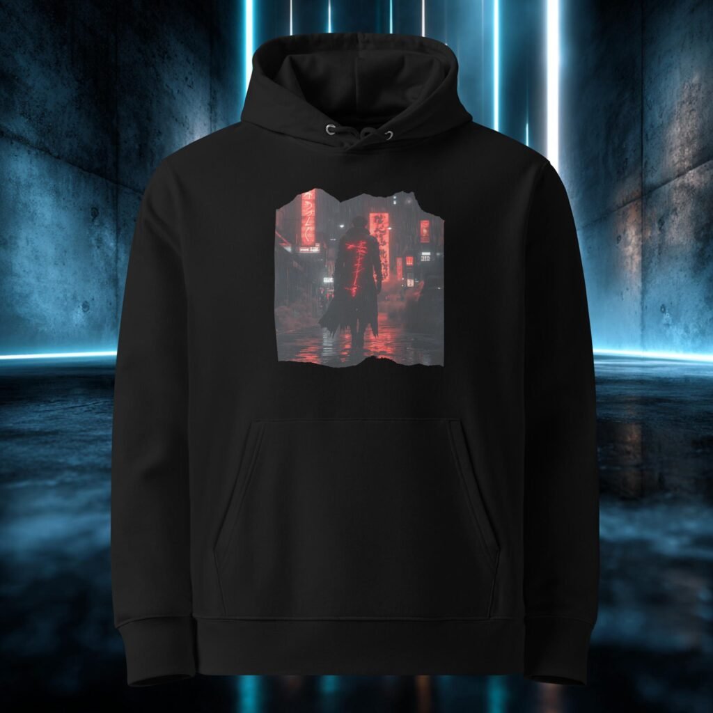 Sudadera orgánica con diseño Marcas de Fuego