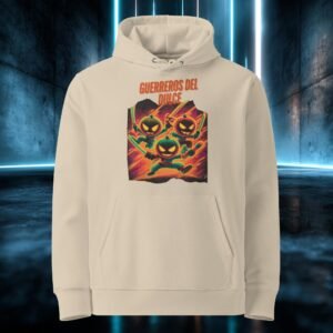 Sudadera orgánica con diseño Guerreros del Dulce