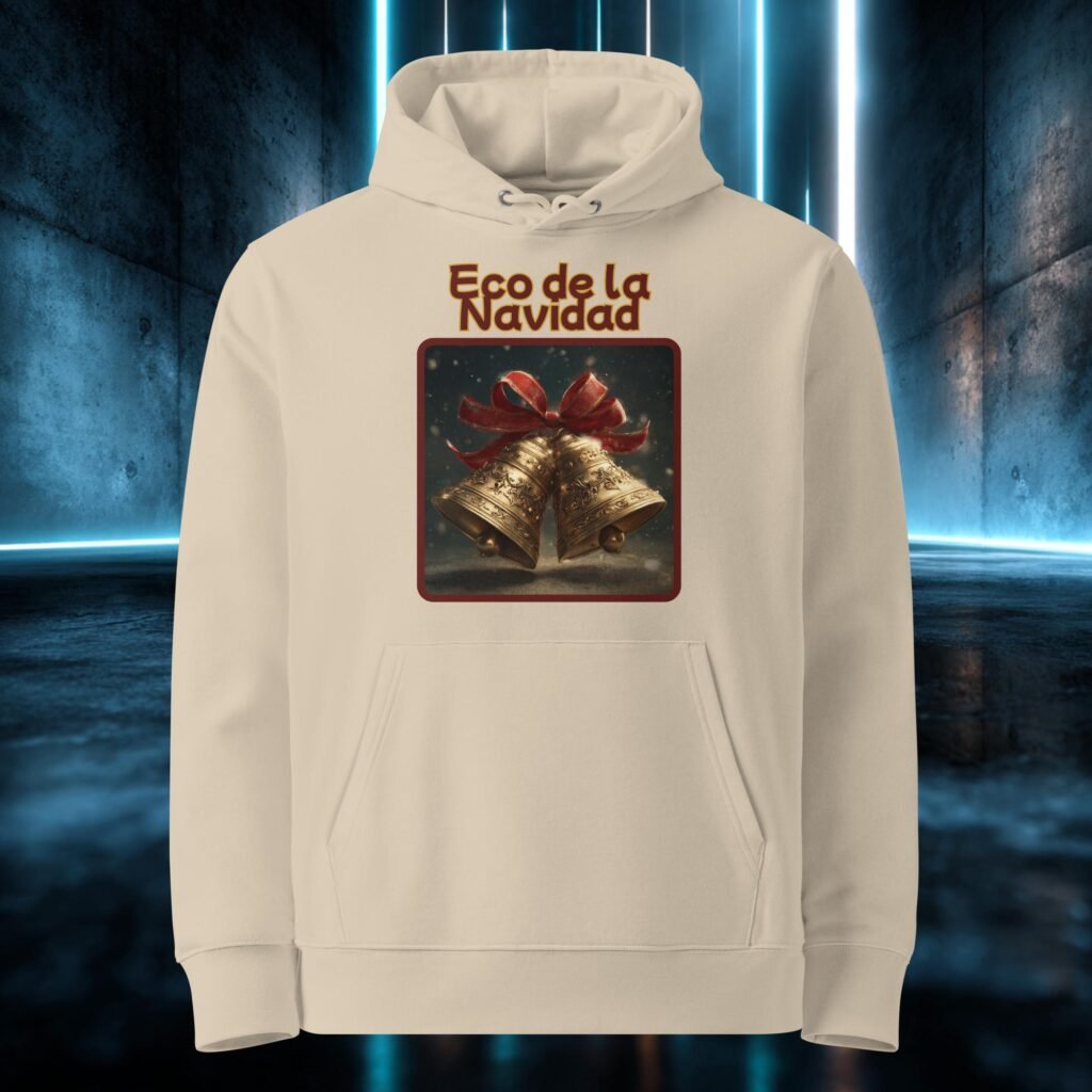 Sudadera orgánica con diseño Eco de la Navidad