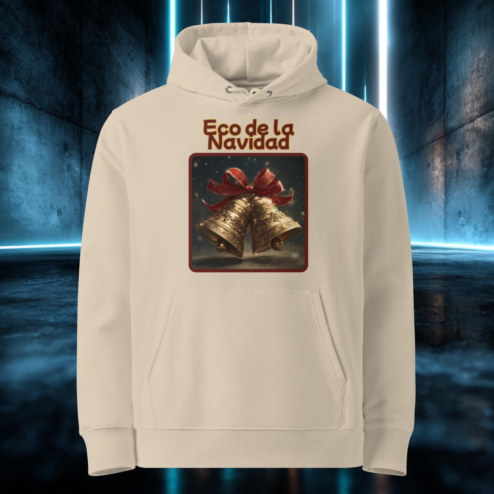 Sudadera orgánica con diseño Eco de la Navidad