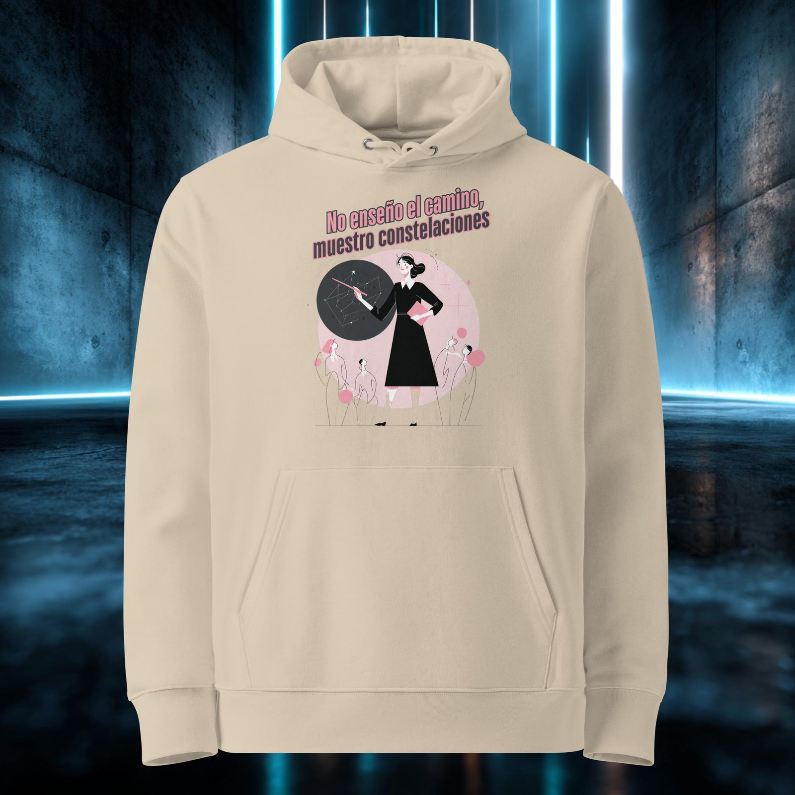 Sudadera orgánica con diseño Muestro Constelaciones — color 2