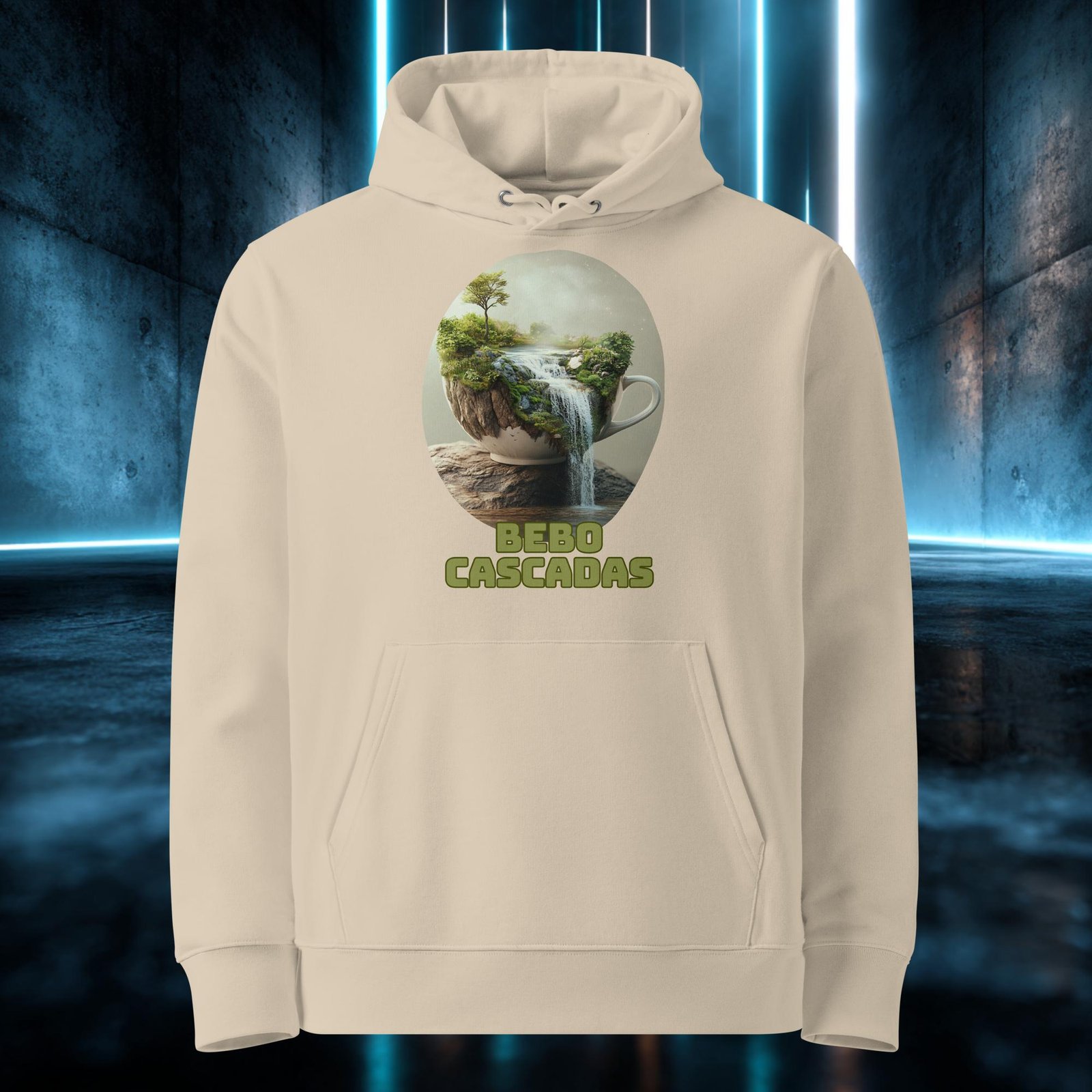 Sudadera orgánica con diseño Bebo Cascadas — color 2