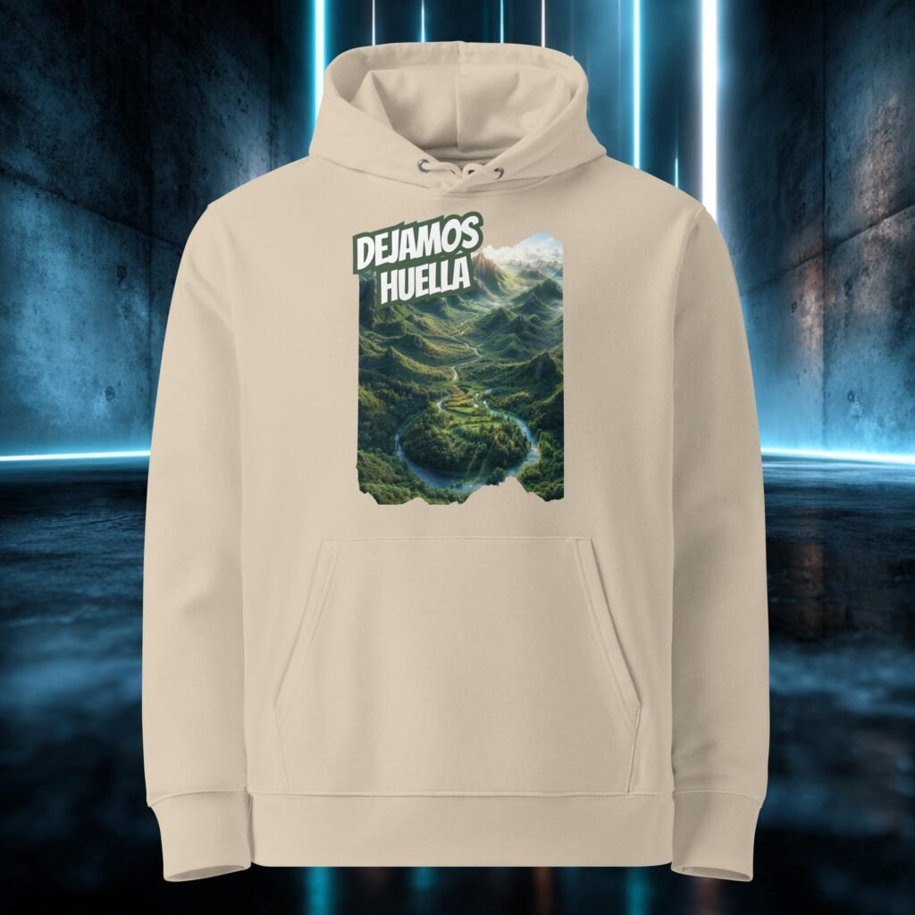 Sudadera orgánica con diseño Dejamos Huella