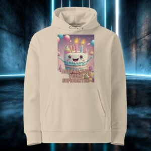 Sudadera orgánica con diseño Aquí No Hay Velas Suficientes