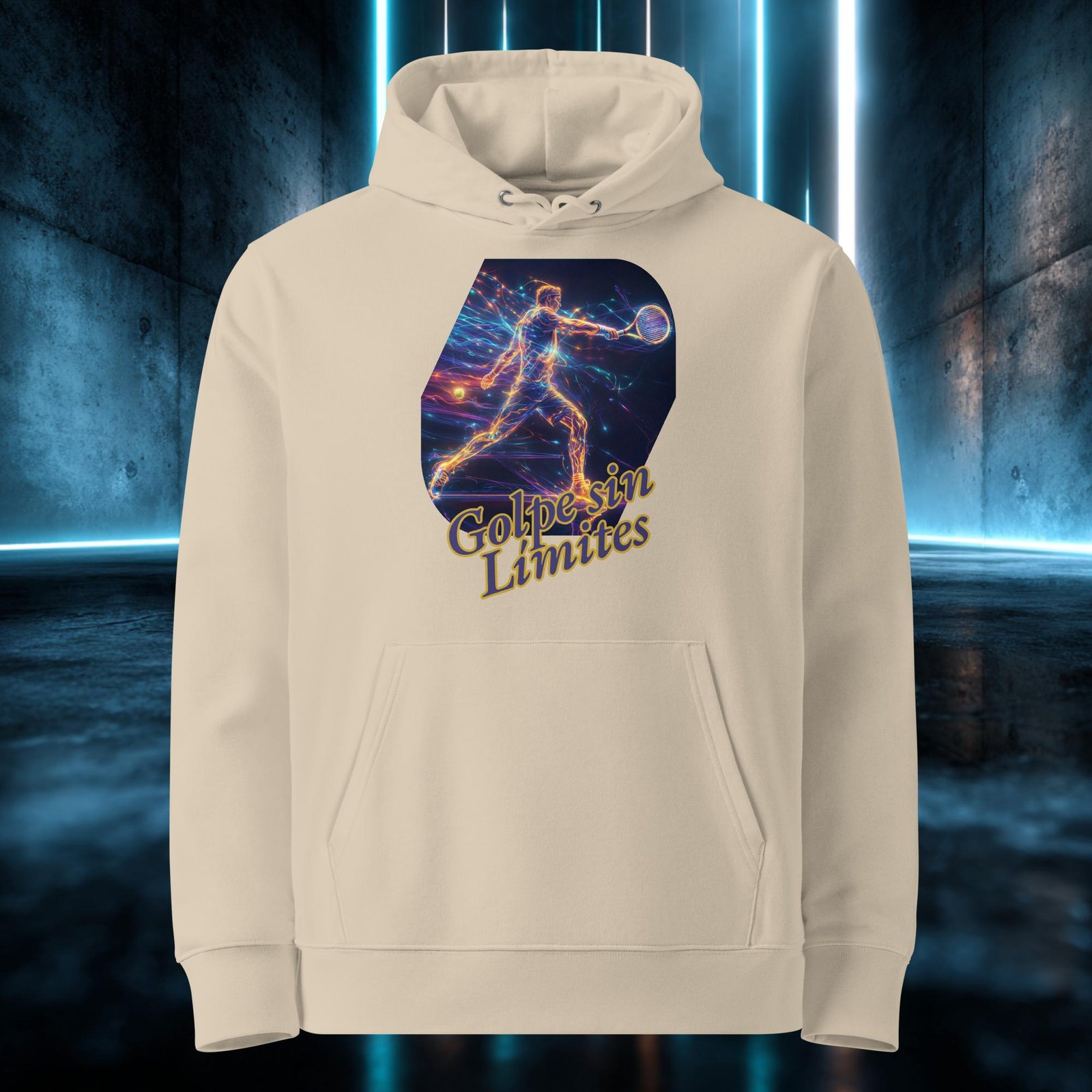 Sudadera orgánica con diseño Golpe Sin Límites