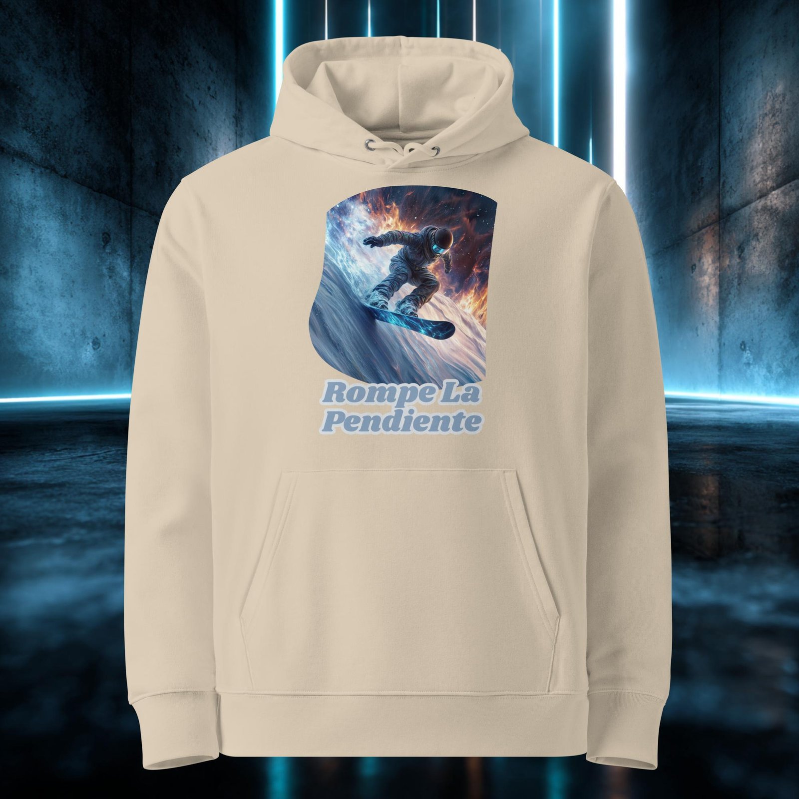 Sudadera orgánica con diseño Rompe la Pendiente — color 2