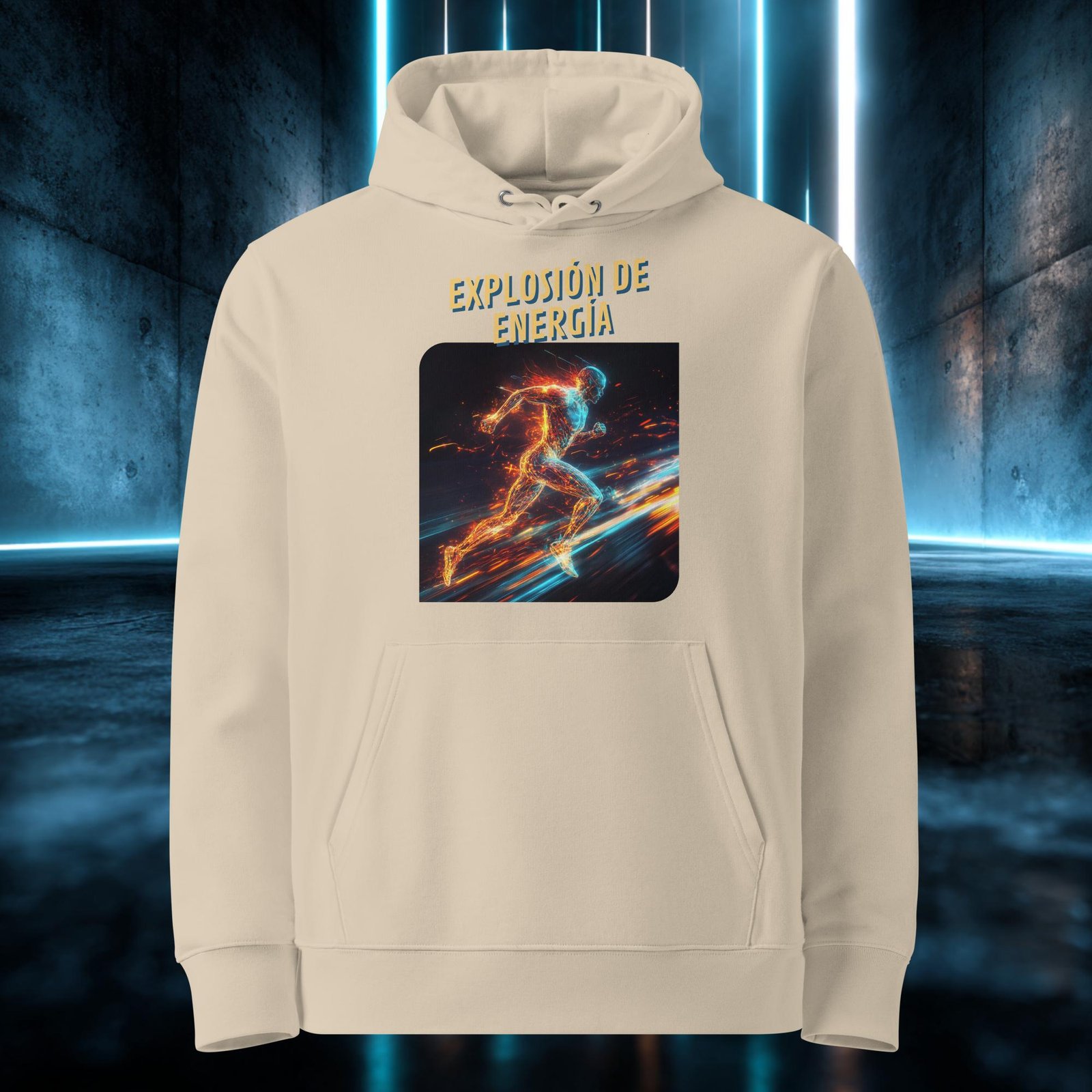 Sudadera orgánica con diseño Explosión de Energía — color 2
