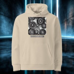 Sudadera orgánica con diseño Perspectiva en Movimiento