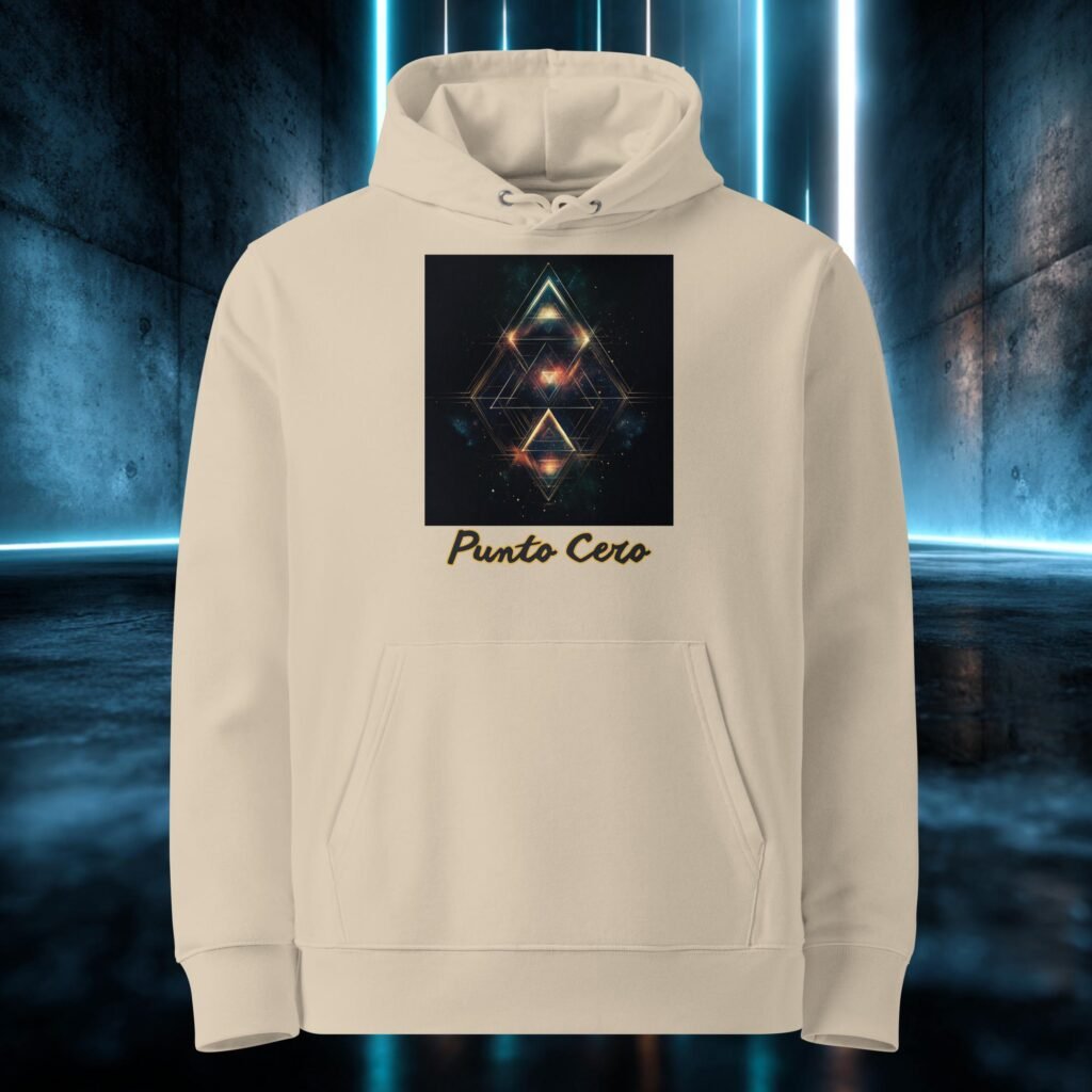 Sudadera orgánica con diseño Punto Cero