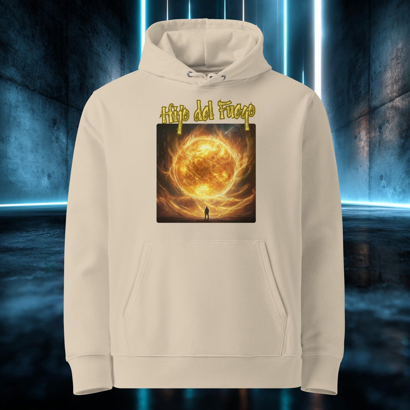 Sudadera orgánica con diseño Hijo del Fuego — color 2
