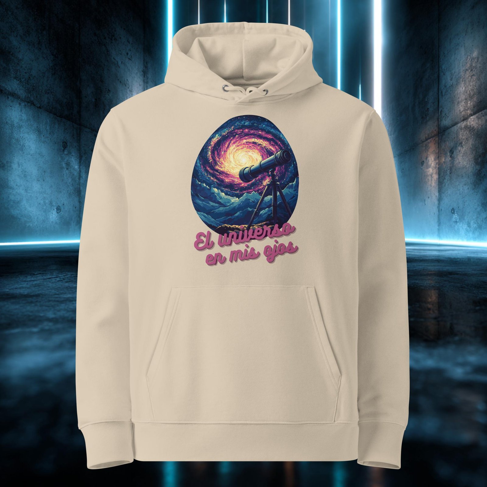 Sudadera orgánica con diseño El Universo en mis Ojos — color 2