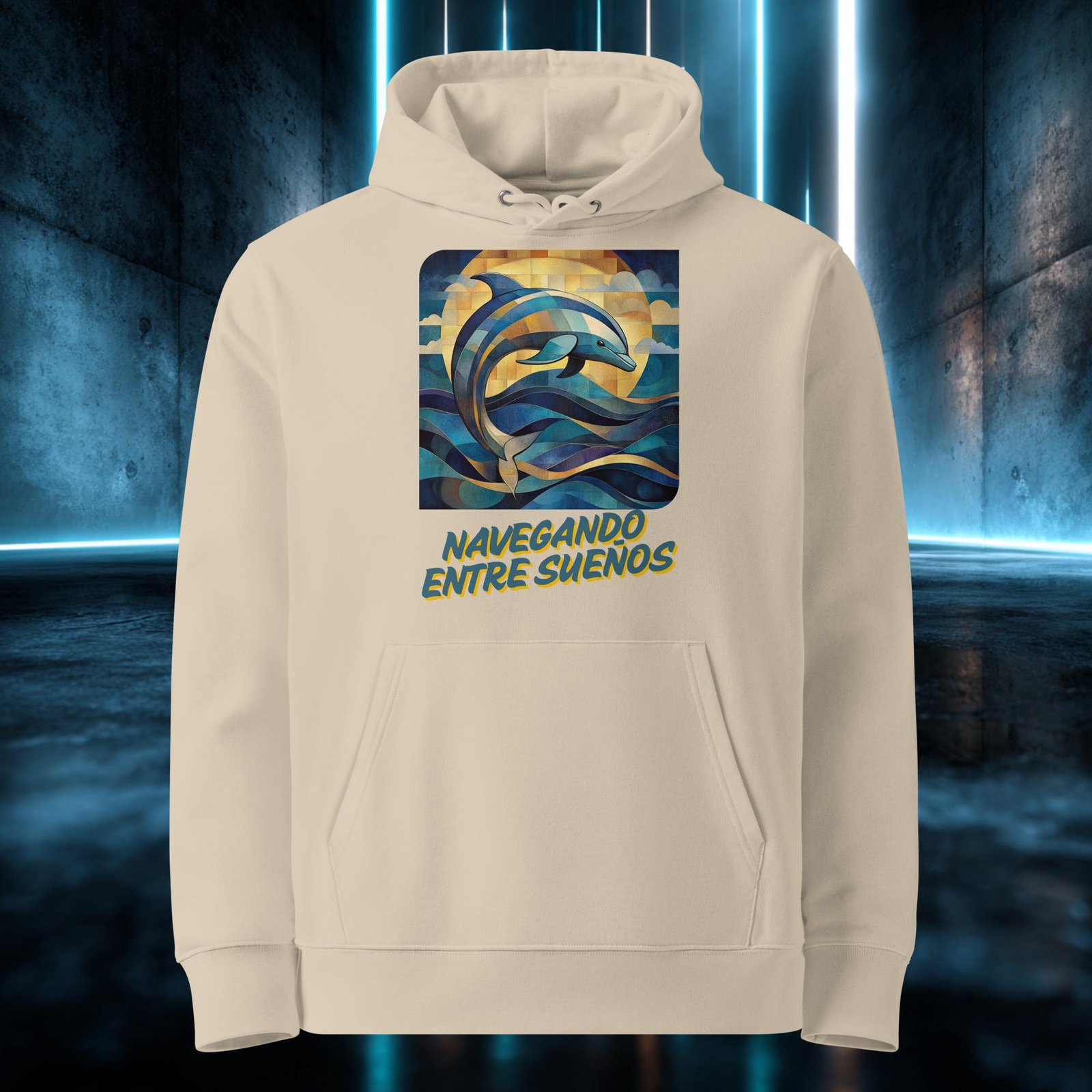 Sudadera orgánica con diseño Navegando Entre Sueños — color 2