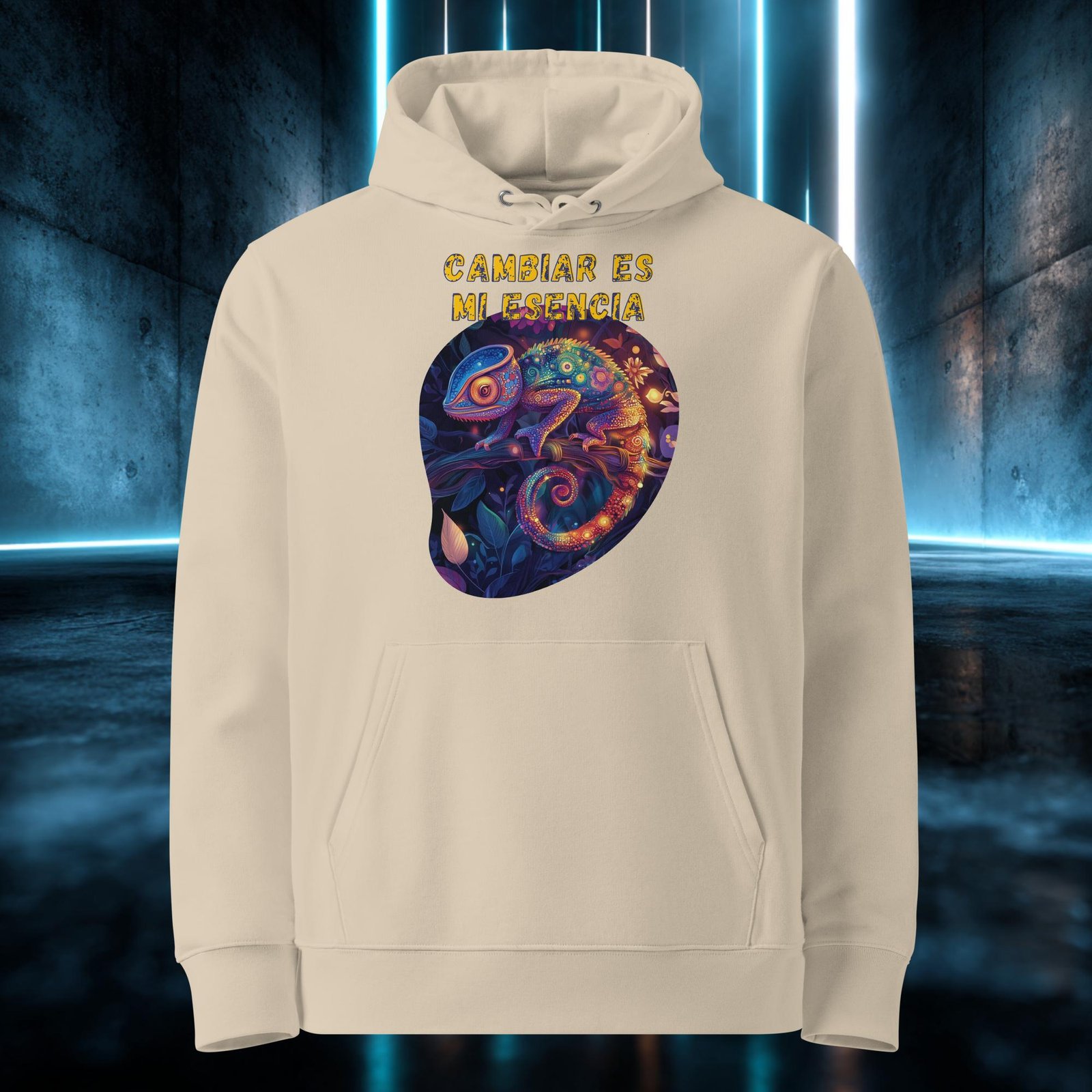 Sudadera orgánica con diseño Cambiar Es Mi Esencia — color 2
