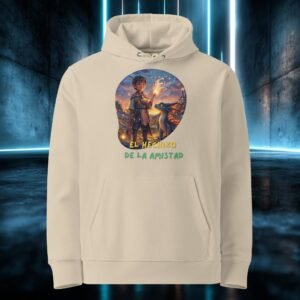 Sudadera orgánica con diseño El Hechizo de la Amistad