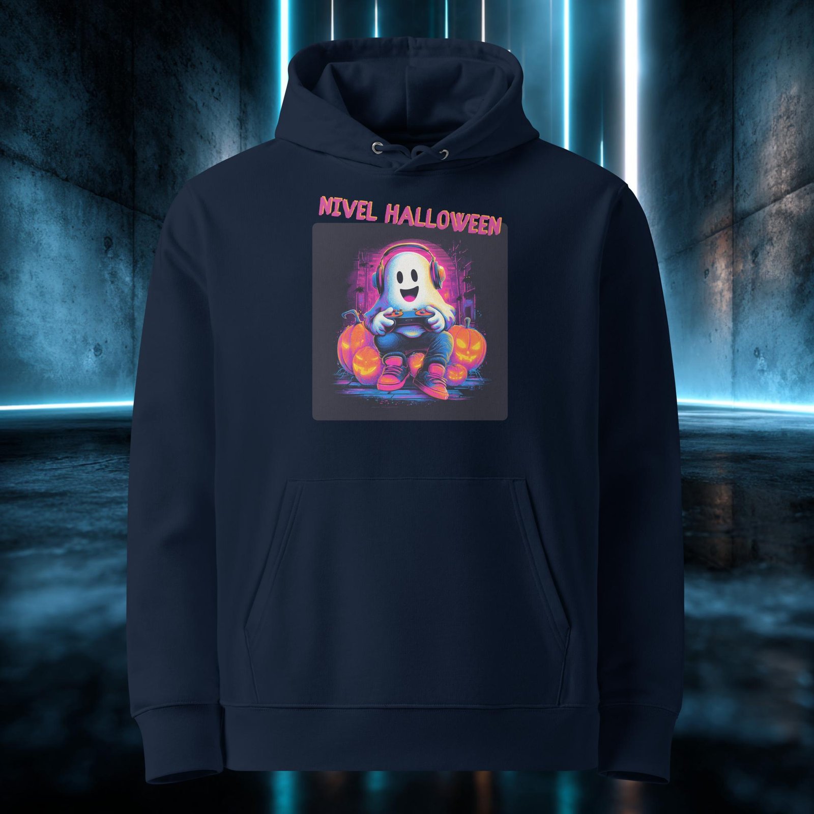 Sudadera orgánica con diseño Nivel Halloween — color 2