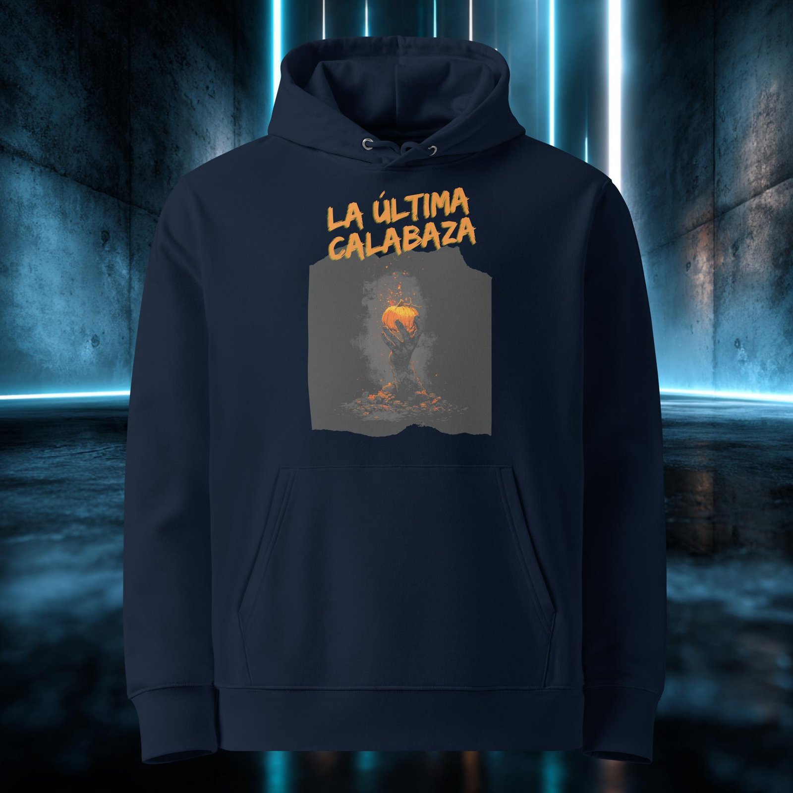 Sudadera orgánica con diseño La Última Calabaza — color 2