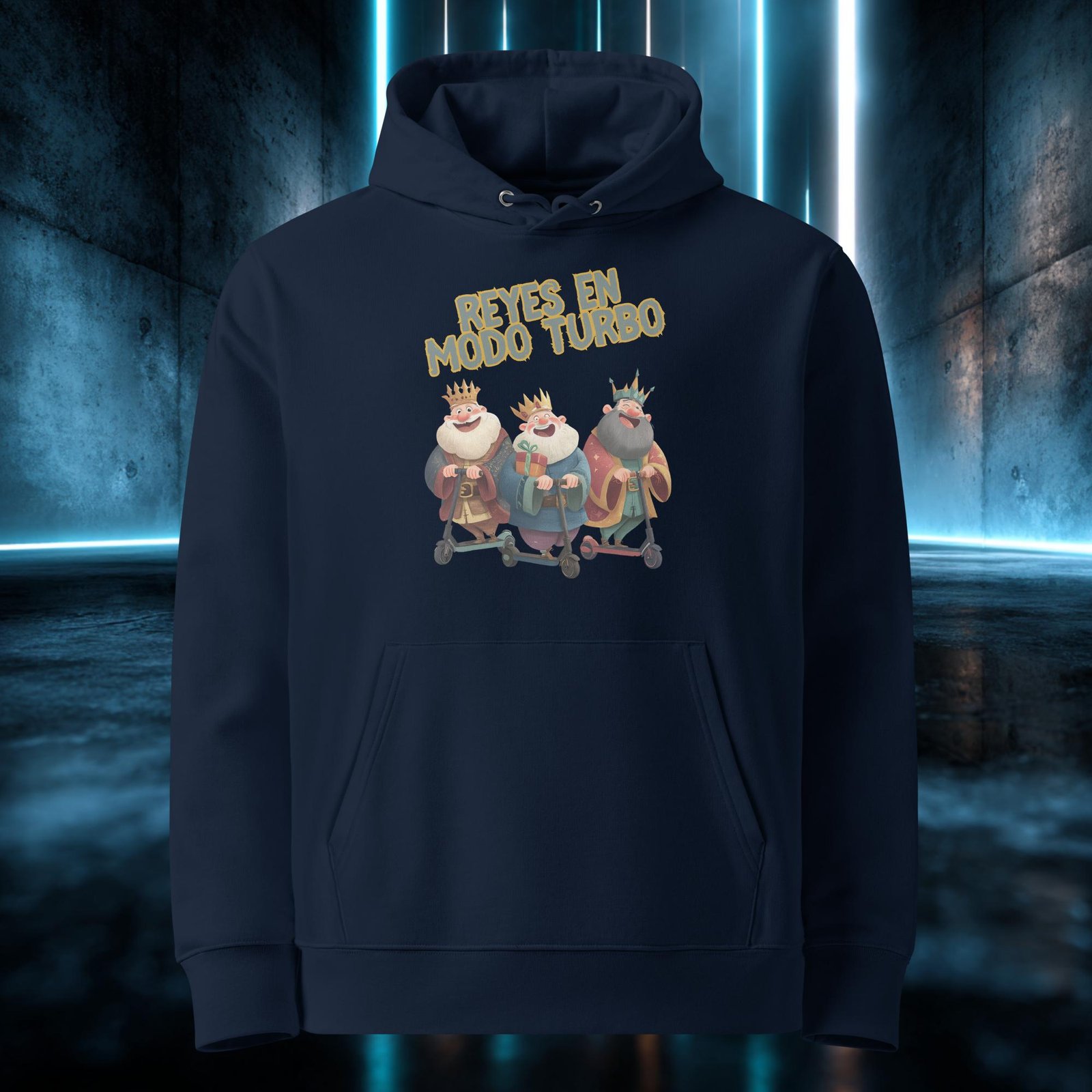 Sudadera orgánica con diseño Reyes en Modo Turbo — color 3