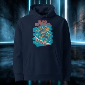 Sudadera orgánica con diseño Elfo Extremo