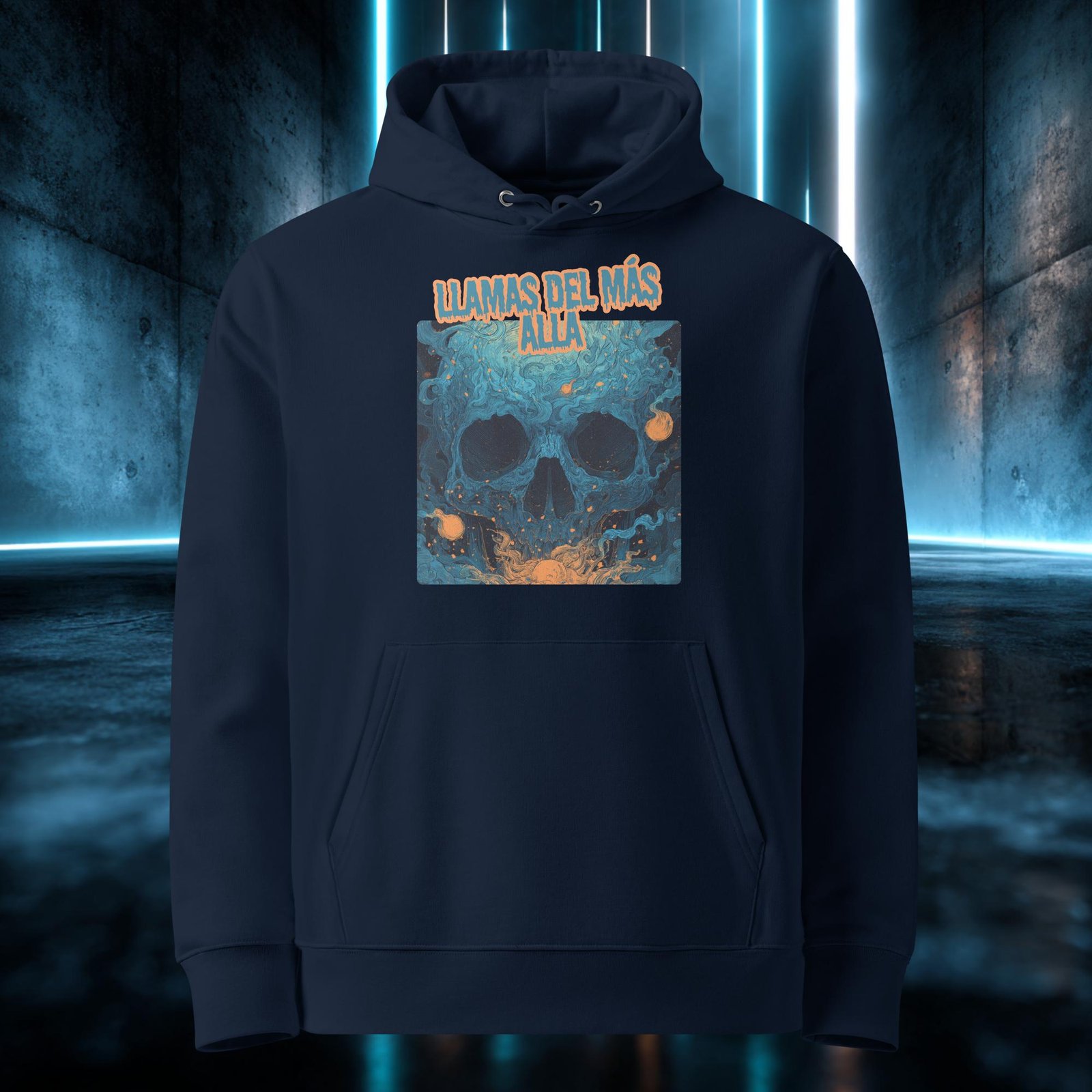 Sudadera orgánica con diseño Llamas del Más Allá — color 2