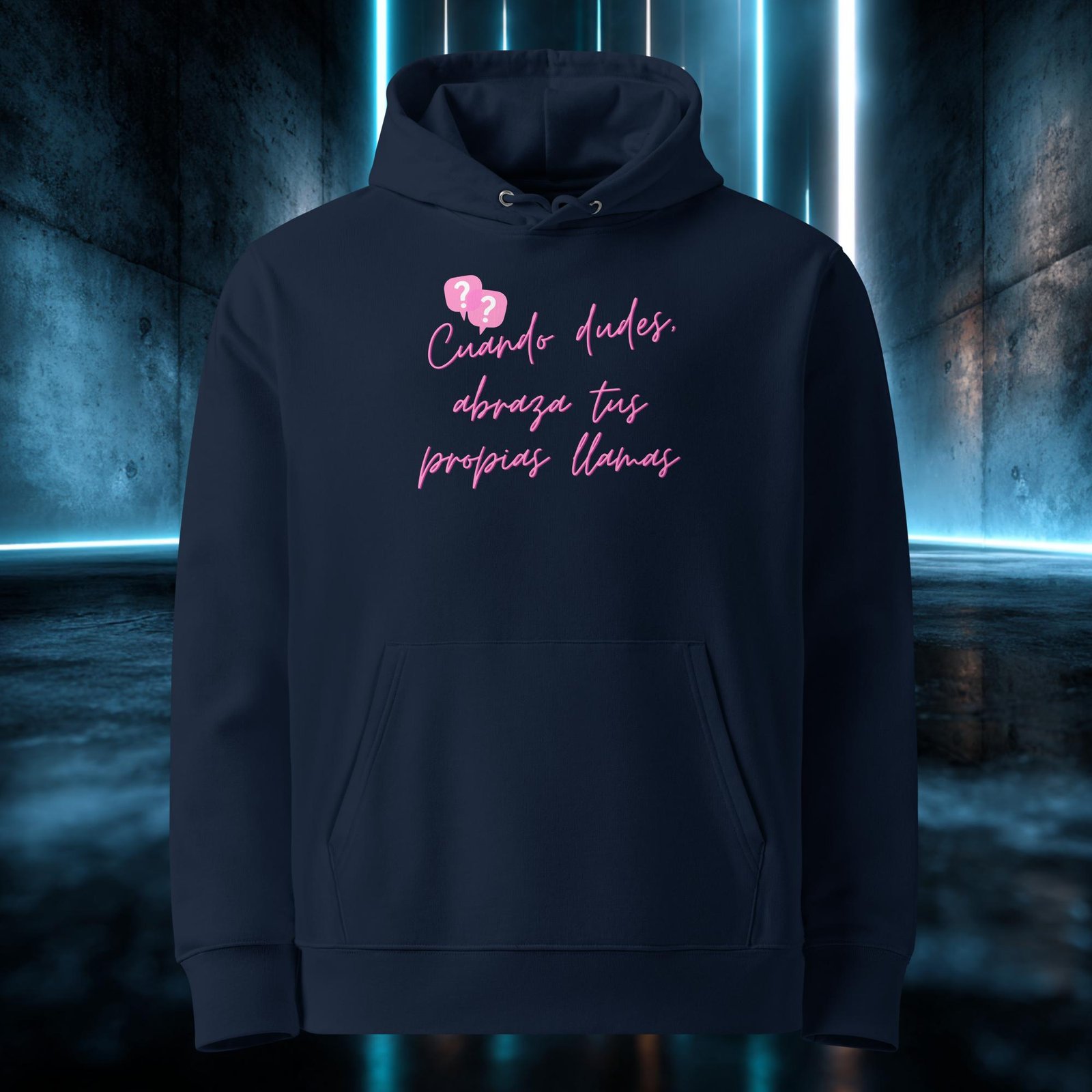 Sudadera orgánica con diseño Abraza tus Propias Llamas — color 2