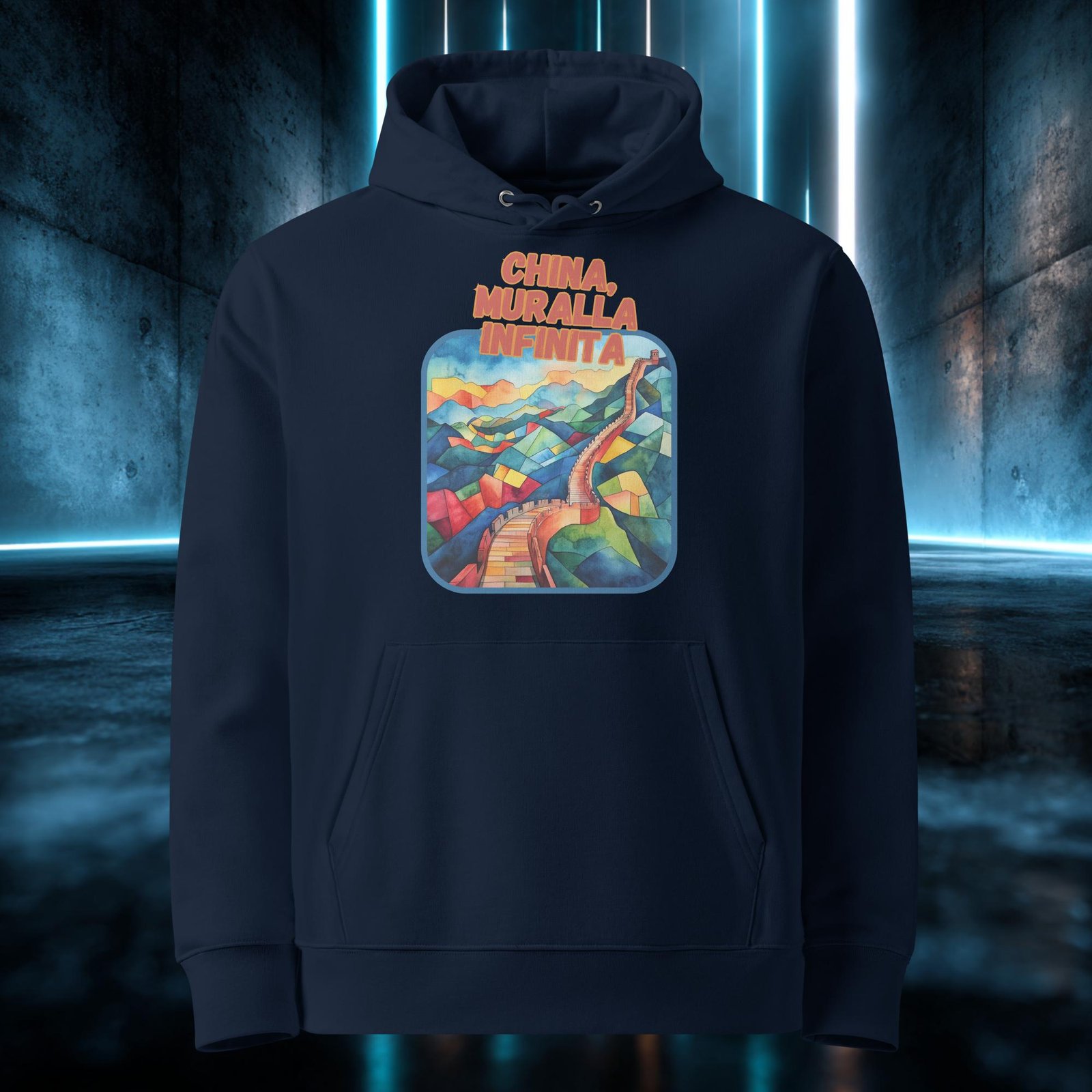 Sudadera orgánica con diseño Muralla Infinita — color 3